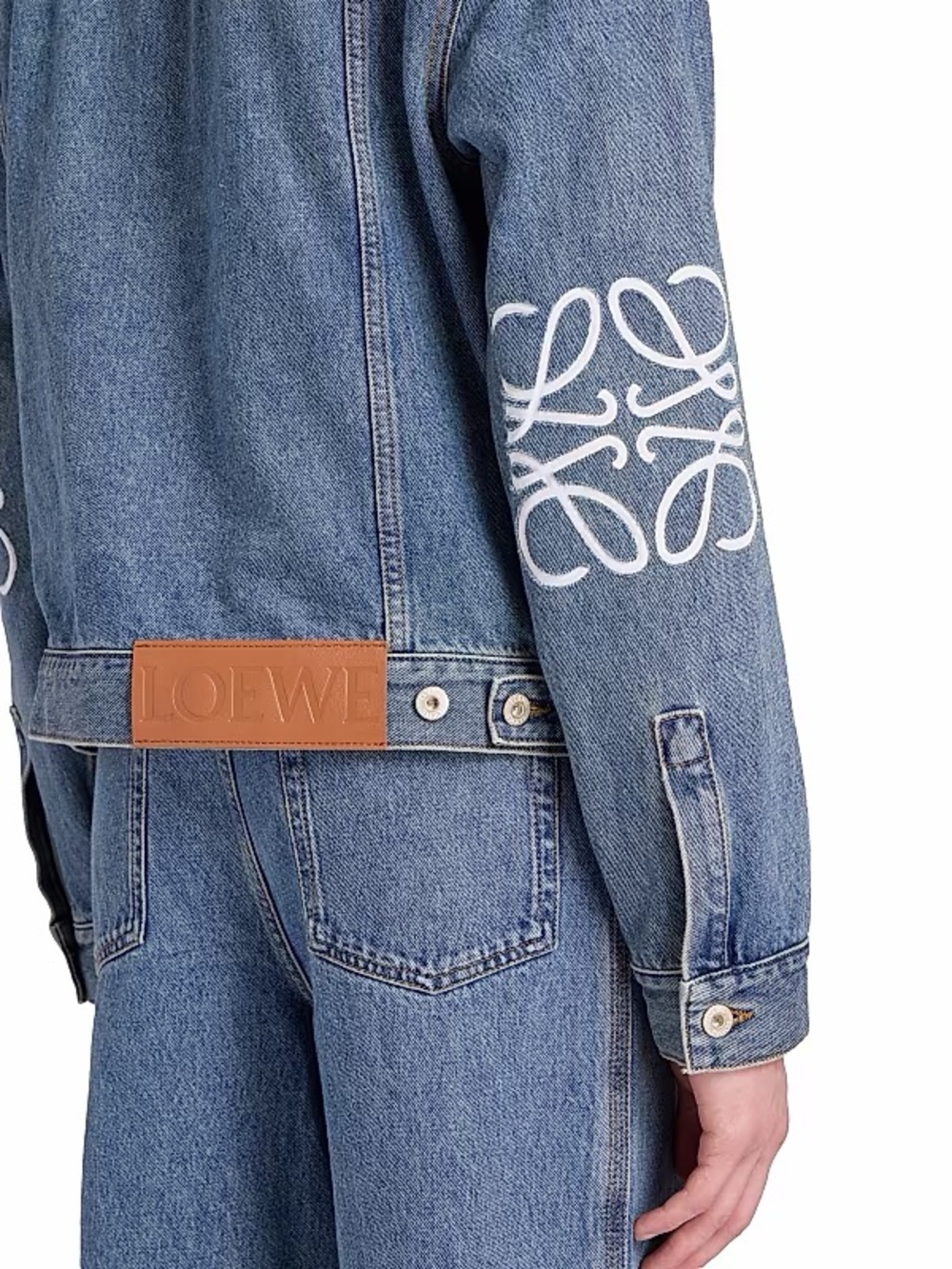 Loewe Anagram Logo Denim Jacket